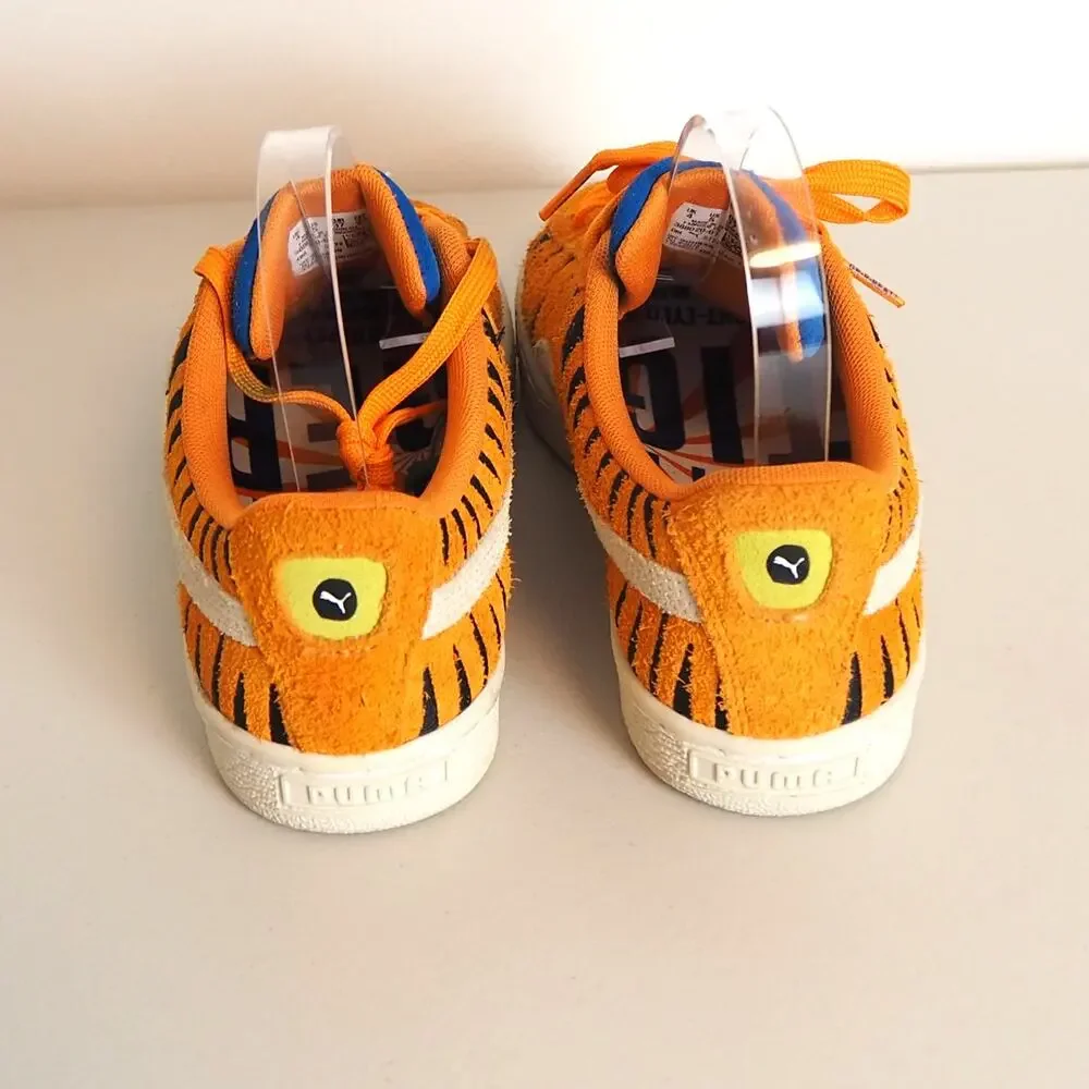 Puma X Tony The Tiger 388020-01 Youth Suede Orange Casual‎ Shoes Sneakers Size 5 - Picture 4 of 12
